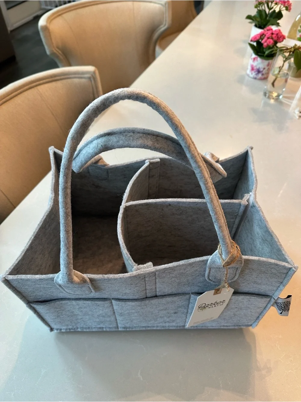 Parker Baby Diaper Caddy - Nursery Storage Bin